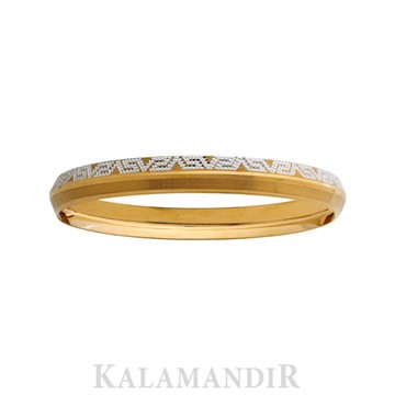 gold diamond kada design for man